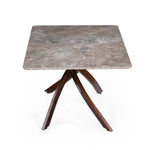 Polaris Ceramic Top Center Table- Brown
