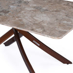 Polaris Ceramic Top Center Table- Brown