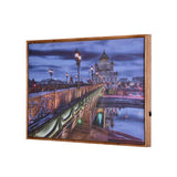 Evening Glow Canvas Wall Painting with LED Light- Multicolor