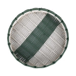 Decorative Mesh Tray- Green & Beige
