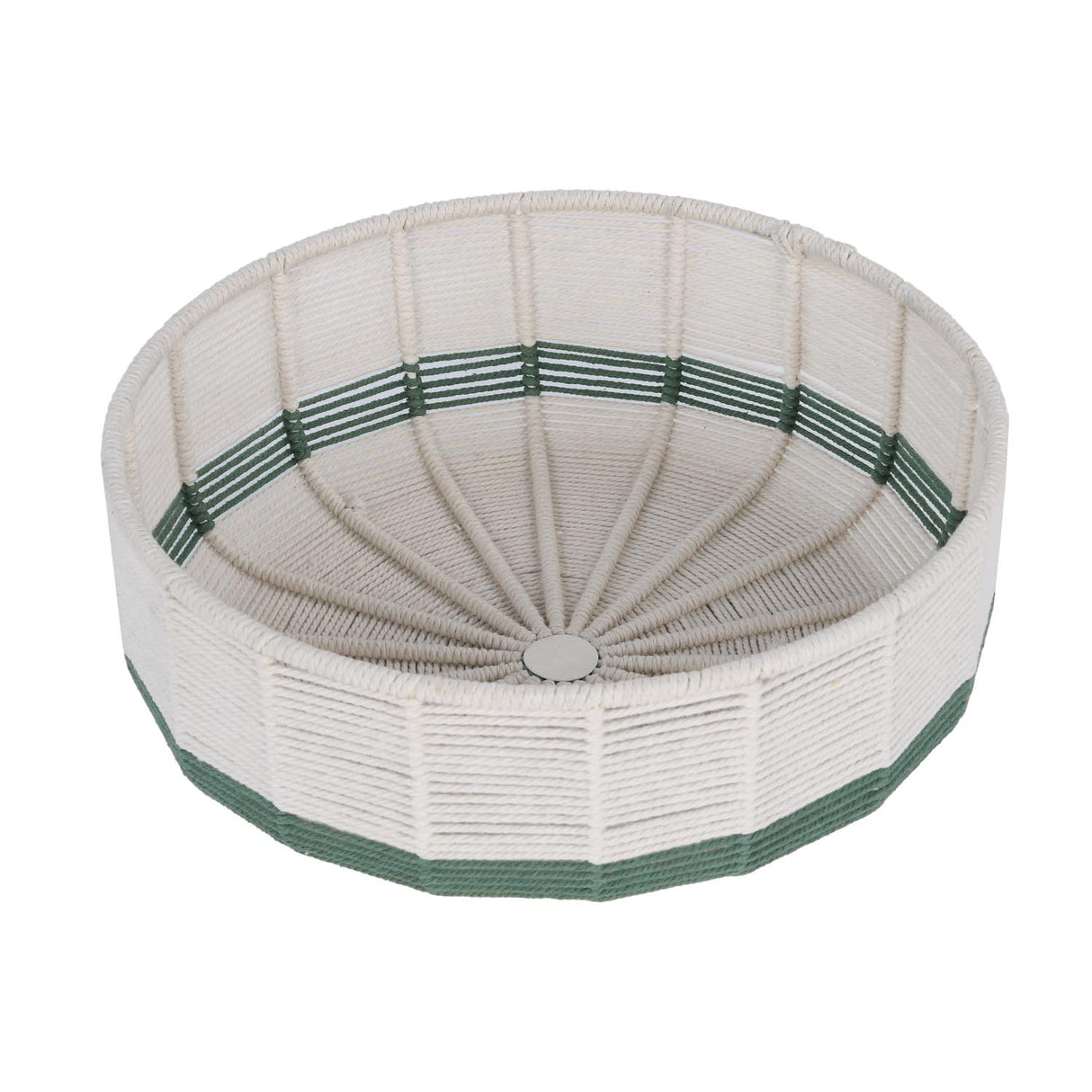 Decorative Mesh Urli- Green & Beige