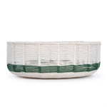 Decorative Mesh Urli- Green & Beige