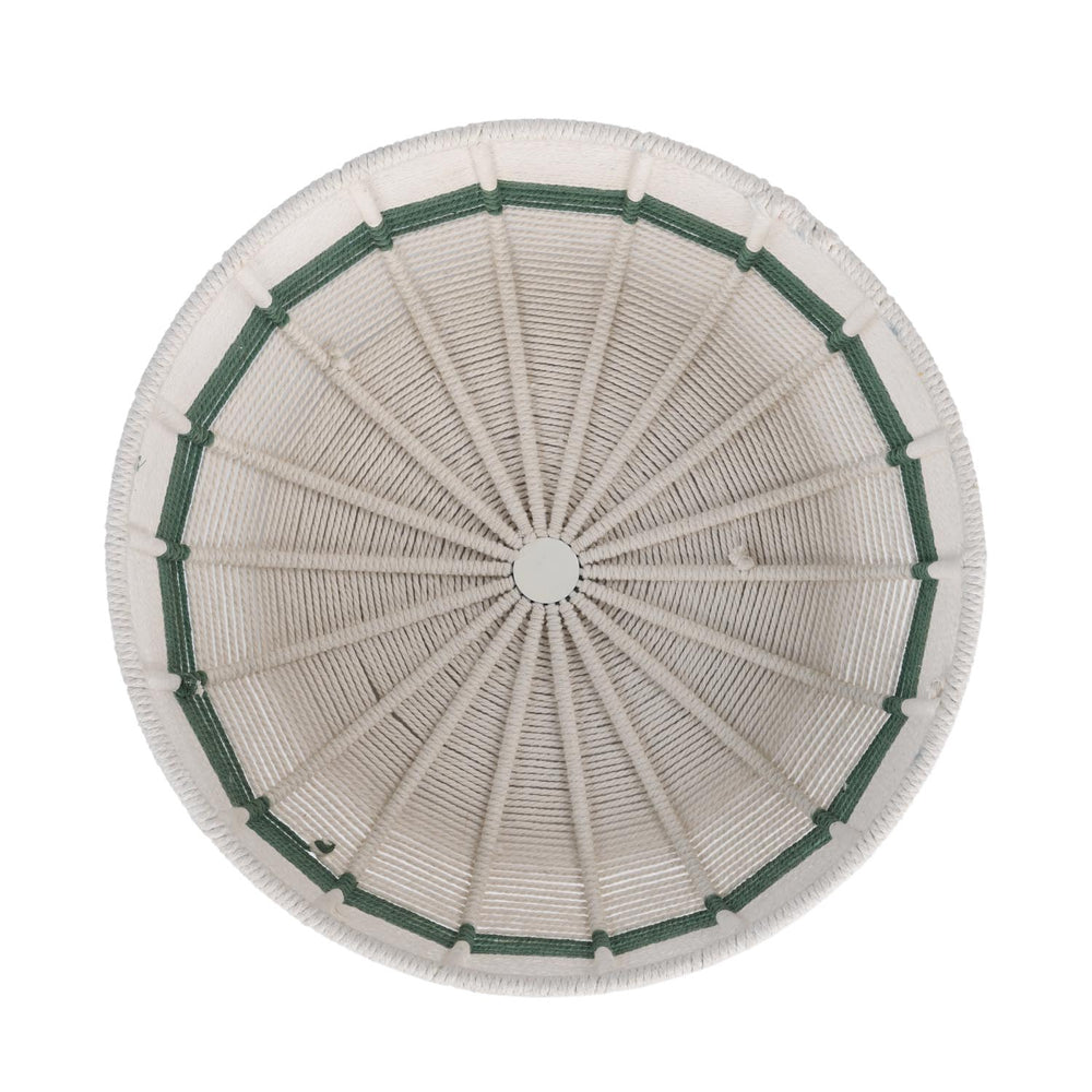Decorative Mesh Urli- Green & Beige