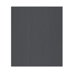 Solid Polyester Queen Bedsheet with 2 Pillow Covers- Dark Grey