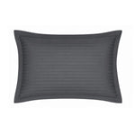 Solid Polyester Queen Bedsheet with 2 Pillow Covers- Dark Grey