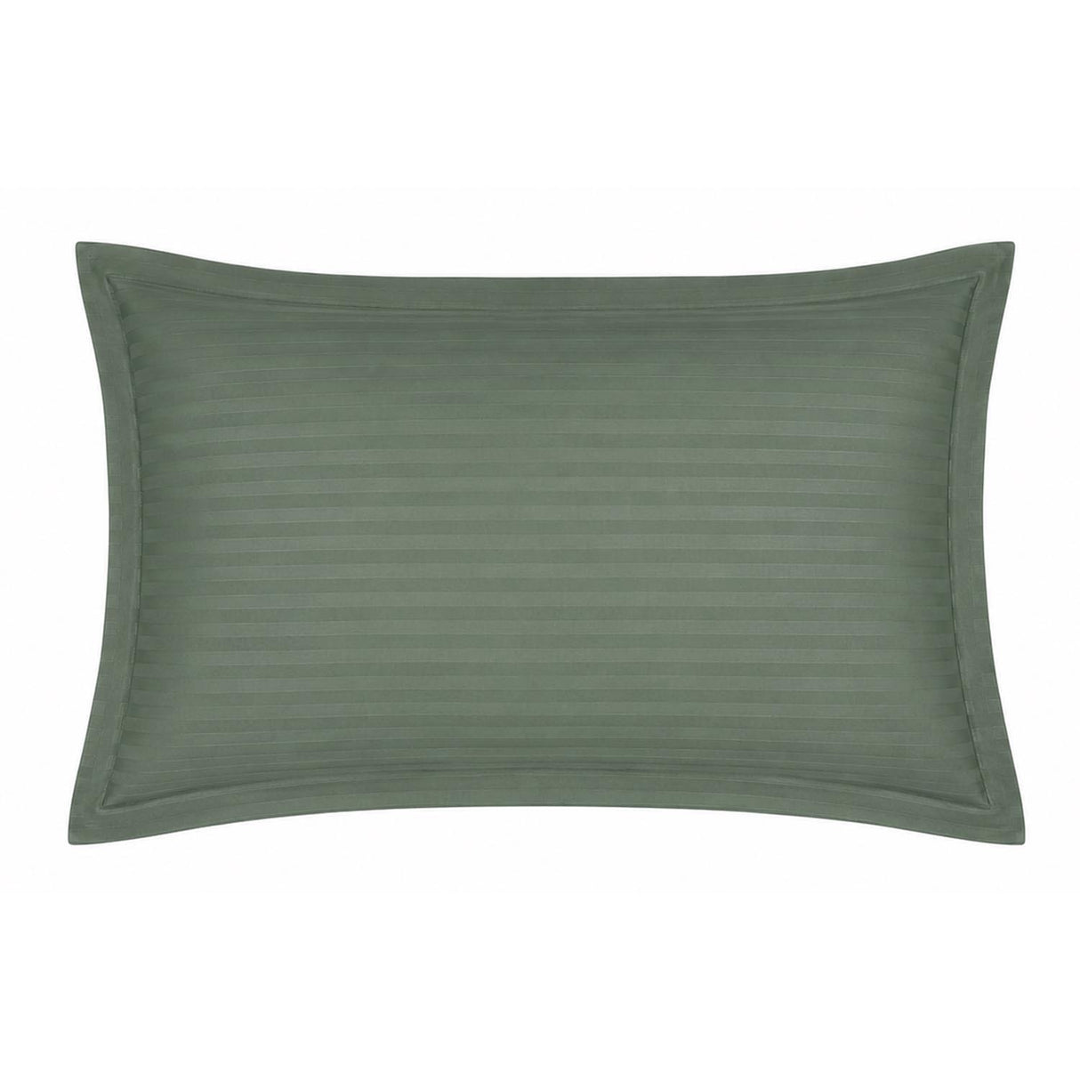 Solid Polyester Queen Bedsheet with 2 Pillow Covers- Green