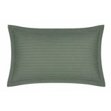 Solid Polyester Single Bedsheet with 1 Pillow Cover- Green