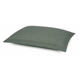 Solid Polyester Queen Bedsheet with 2 Pillow Covers- Green