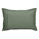 Solid Polyester Queen Bedsheet with 2 Pillow Covers- Green