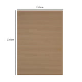 Solid Polyester Single Bedsheet with 1 Pillow Cover- Camel