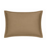 Solid Polyester Single Bedsheet with 1 Pillow Cover- Camel