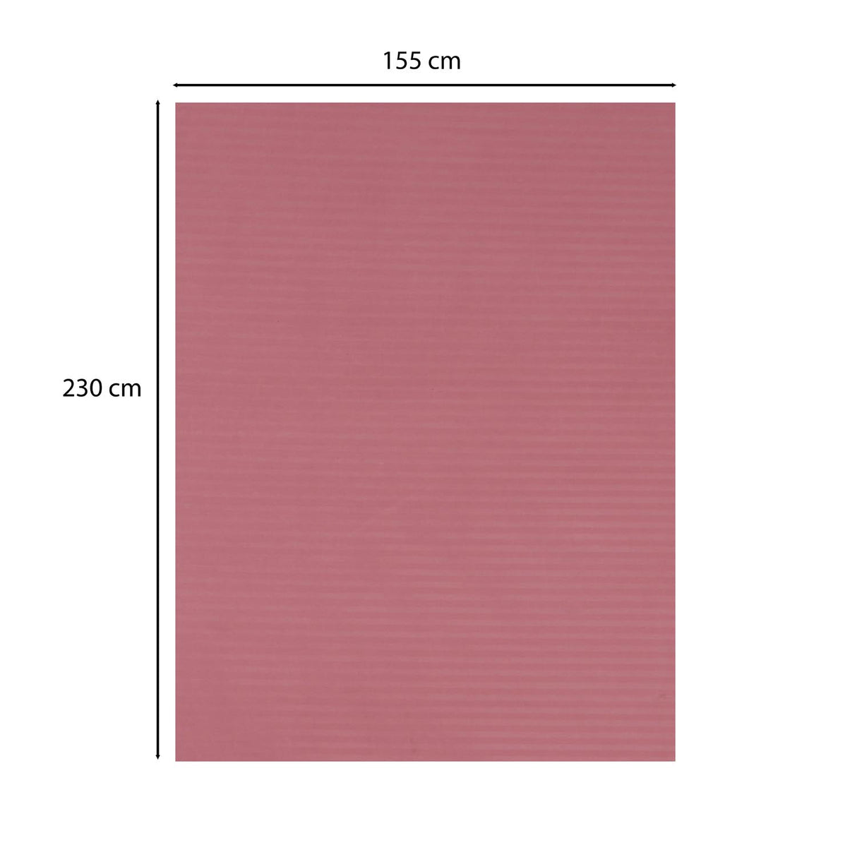 Solid Polyester Single Bedsheet with 1 Pillow Cover- Pink