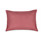Solid Polyester Single Bedsheet with 1 Pillow Cover- Pink