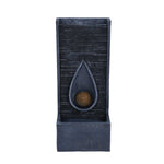 Dewdrop Polyresin Water Fountain- Grey