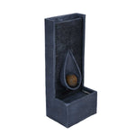 Dewdrop Polyresin Water Fountain- Grey