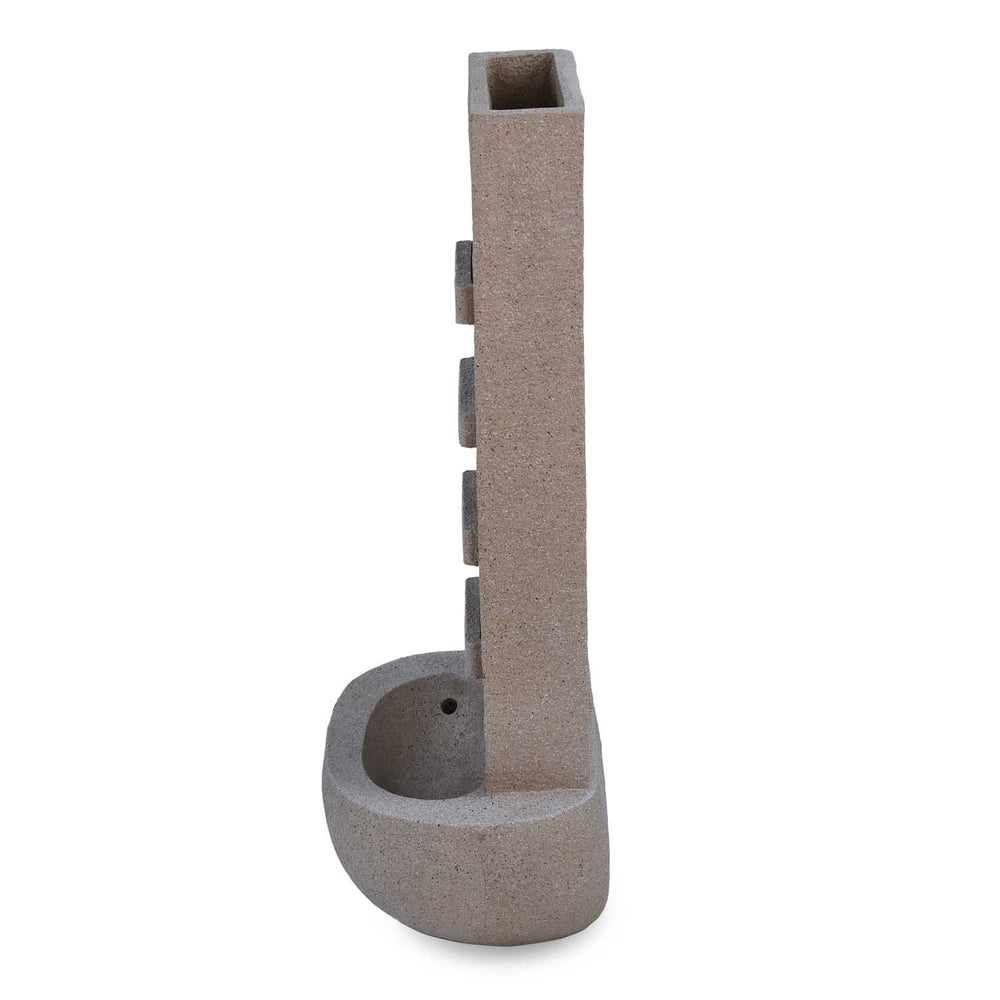 Vertical Flow Polyresin Water Fountain- Sand