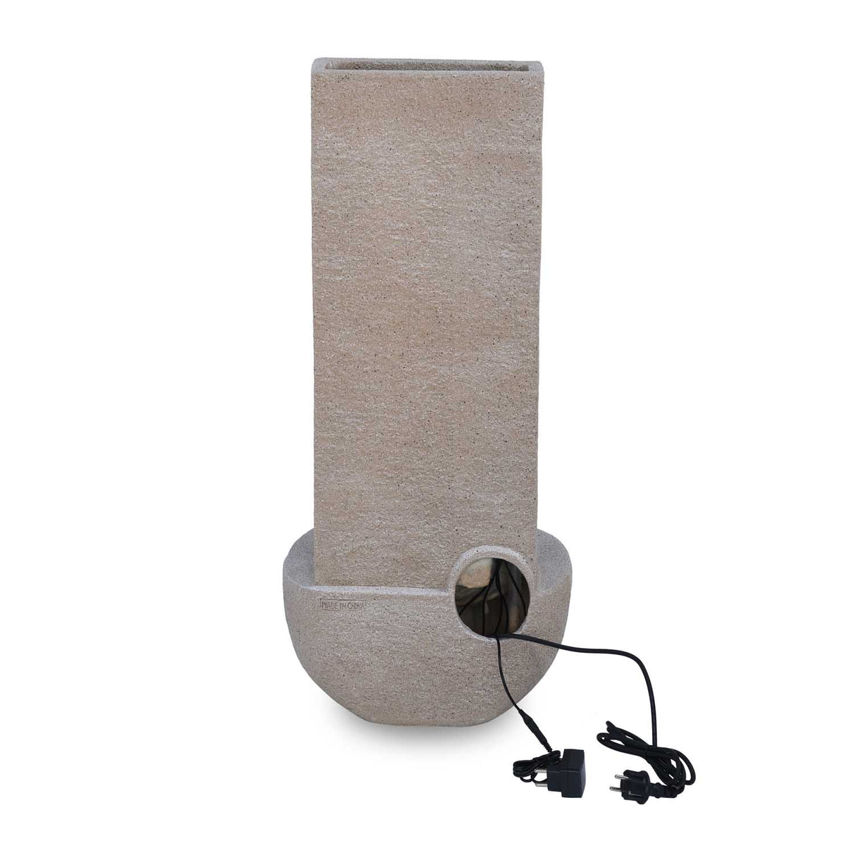 Vertical Flow Polyresin Water Fountain- Sand