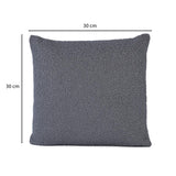Solid Textured 30" x 30" Filled Cushion- Grey