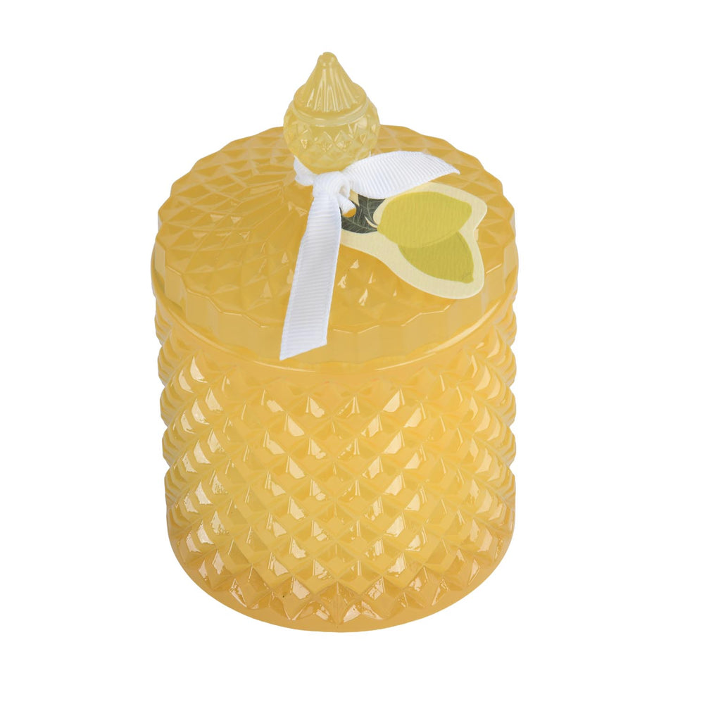 Breeze Town Lemon Jar Candle- Yellow