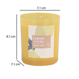 Breeze Town Lemon Glass Candle- Yellow