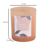 Breeze Town Mango Glass Candle- Orange