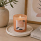 Breeze Town Mango Glass Candle- Orange