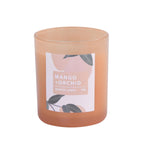 Breeze Town Mango Glass Candle- Orange