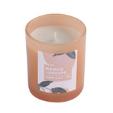 Breeze Town Mango Glass Candle- Orange