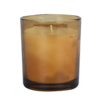 Breeze Town Honey Glass Candle- Light Yellow