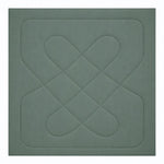 Solid Polyester Double Comforter- Green