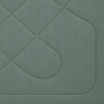 Solid Polyester Double Comforter- Green