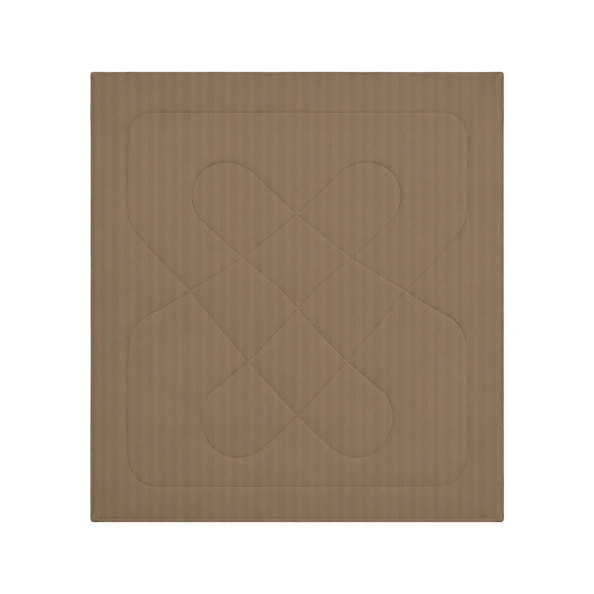 Solid Polyester Double Comforter- Camel