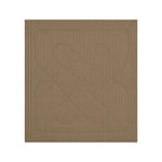 Solid Polyester Double Comforter- Camel