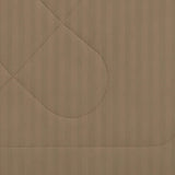 Solid Polyester Double Comforter- Camel