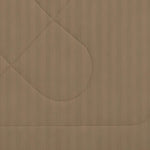 Solid Polyester Double Comforter- Camel