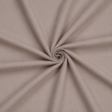 Solid 4 Pieces Polyester Double Bedding Set- Mocha