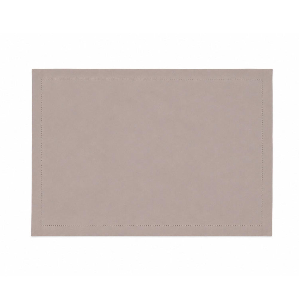 Solid 4 Pieces Polyester Double Bedding Set- Mocha