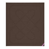 Solid 4 Pieces Polyester Double Bedding Set- Mocha