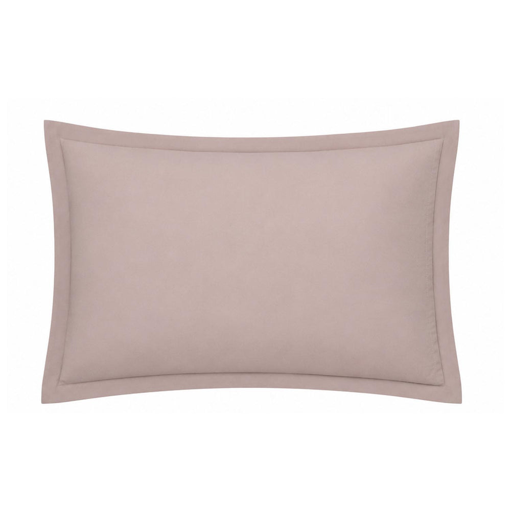 Solid 4 Pieces Polyester Double Bedding Set- Mocha