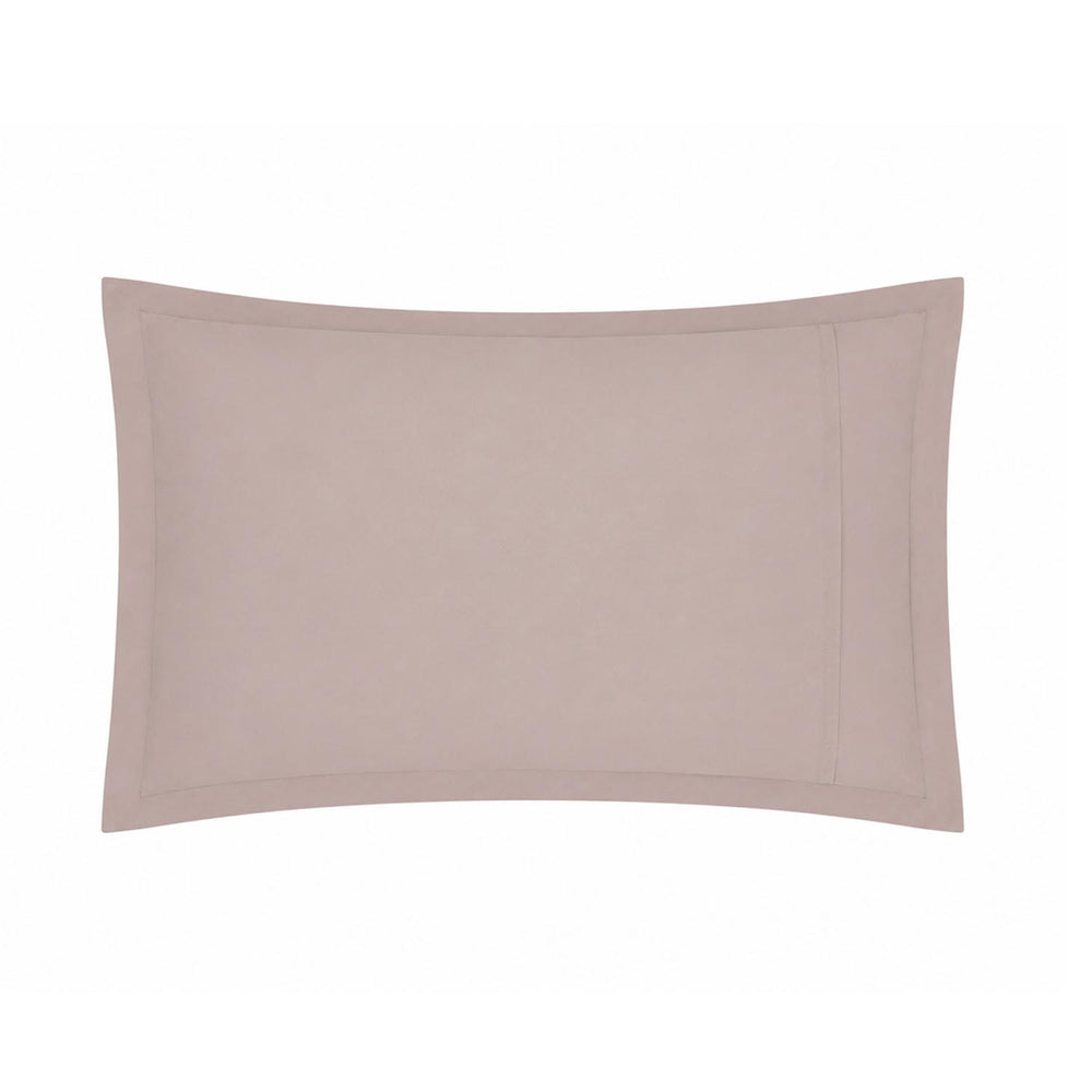 Solid 4 Pieces Polyester Double Bedding Set- Mocha