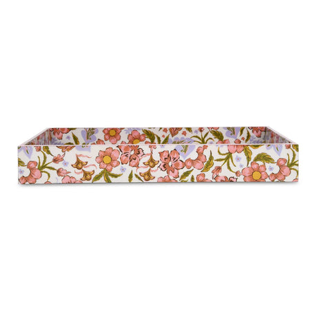Large MDF Tray with Hand Grip- Pink
