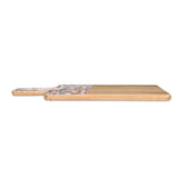 Wooden Serving Board with Handle- Pink