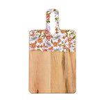 Wooden Serving Board with Handle- Pink