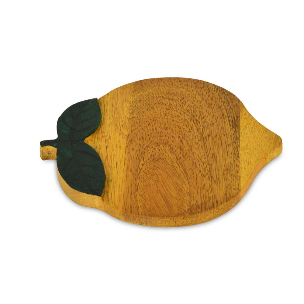 Lemon Lush Wooden Trivet- Yellow