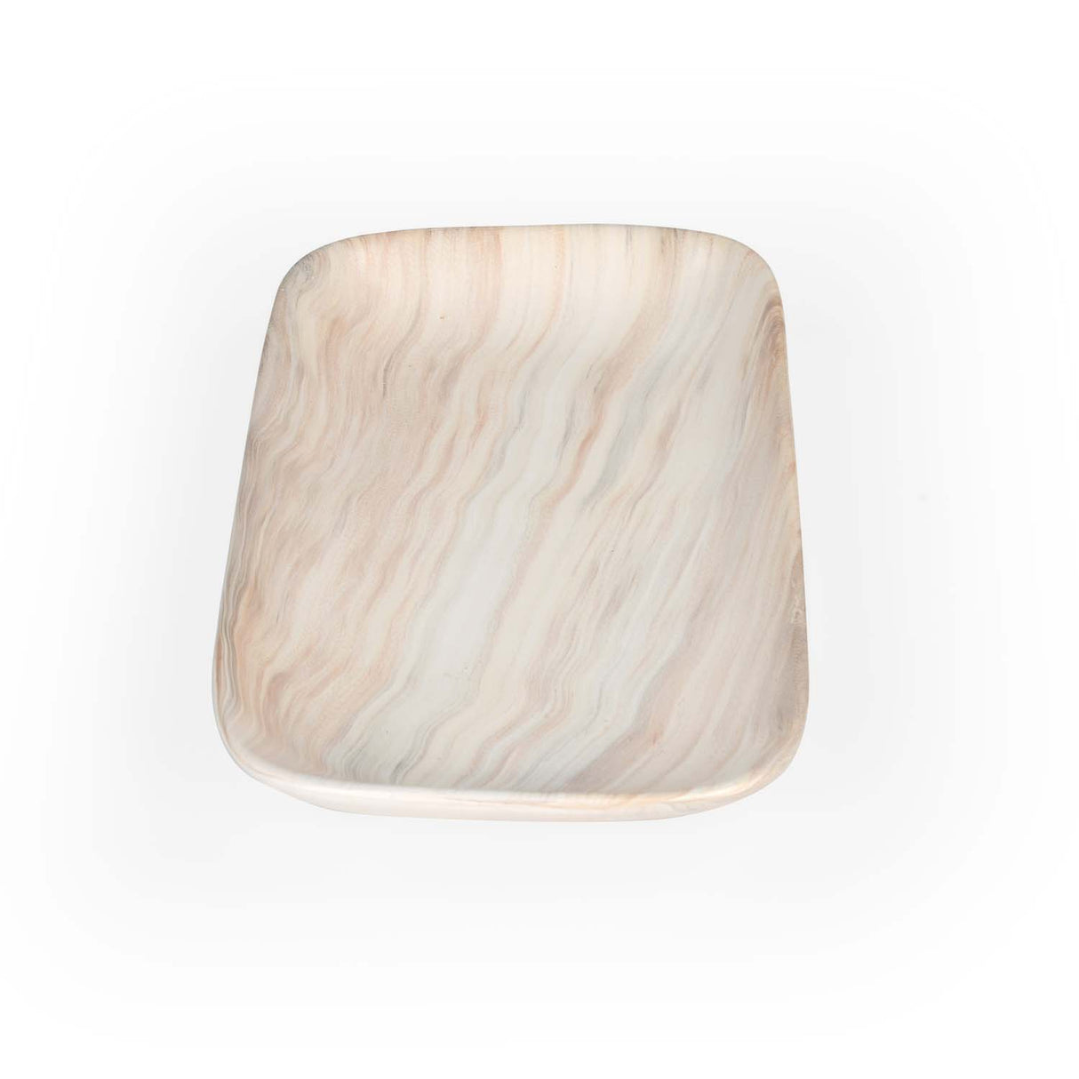Decorative Ceramic Platter- White