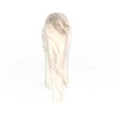 Elephant Ceramic Showpiece- White, 19.7 cm