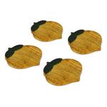 Lemon Lush Wooden Coasters Set of 4- Yellow