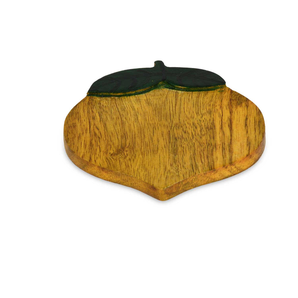 Lemon Lush Wooden Coasters Set of 4- Yellow