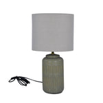 Jar Shaped Table Lamp- Grey