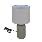 Jar Shaped Table Lamp- Grey